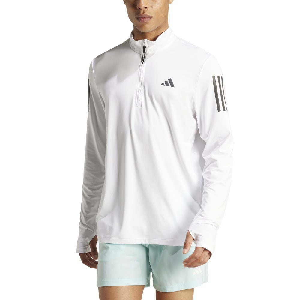 アディダス（adidas）（メンズ）オウンザラン ハーフジップ トラックトップジャージ IKM71-IV5423