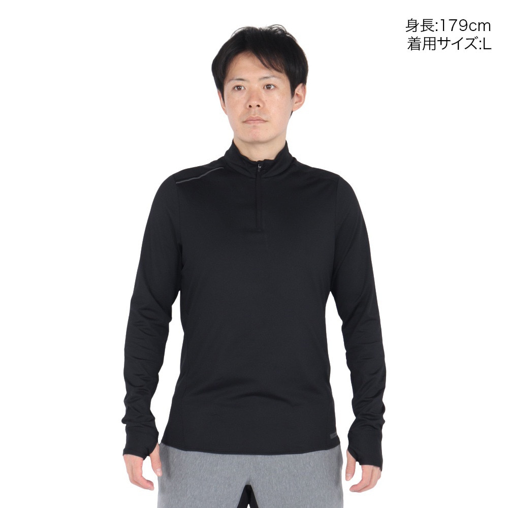 キプラン（KIPRUN）（メンズ）カレンジ ランニング 長袖Tシャツ ハーフジップ WARM 8487923