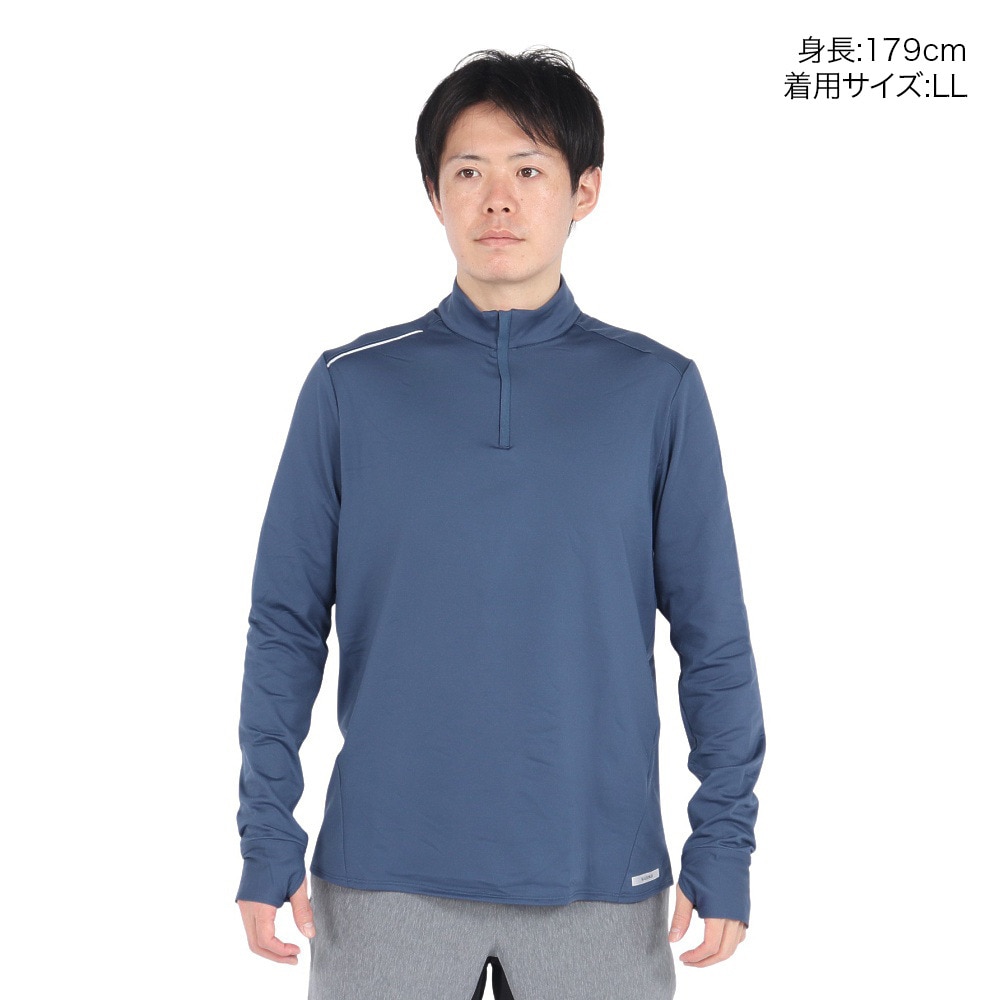 キプラン（KIPRUN）（メンズ）カレンジ ランニング 長袖Tシャツ ハーフジップ WARM 8645563
