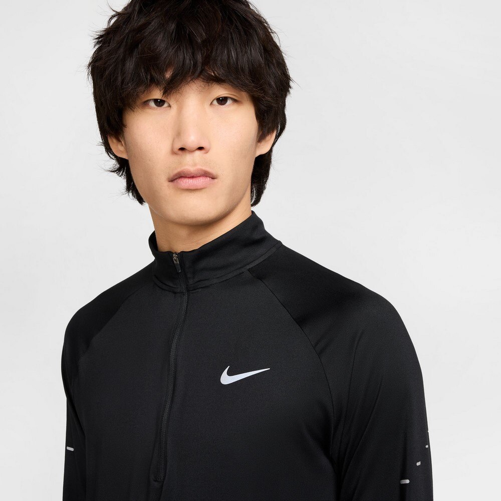 ナイキ（NIKE）（メンズ）ドライフィット ストライド ハーフジップ MIDLAYER 長袖 ランニングトップ HV2181-010