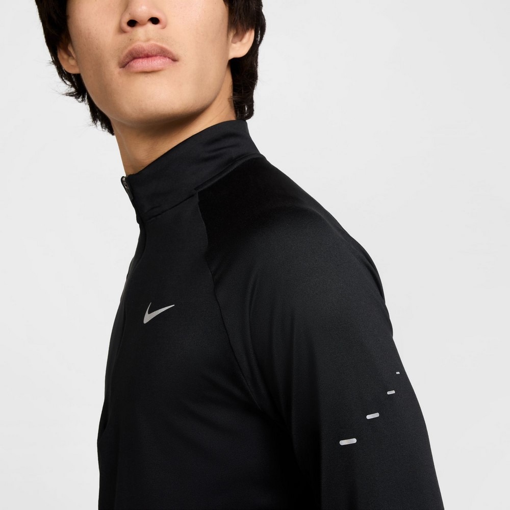 ナイキ（NIKE）（メンズ）ドライフィット ストライド ハーフジップ MIDLAYER 長袖 ランニングトップ HV2181-010