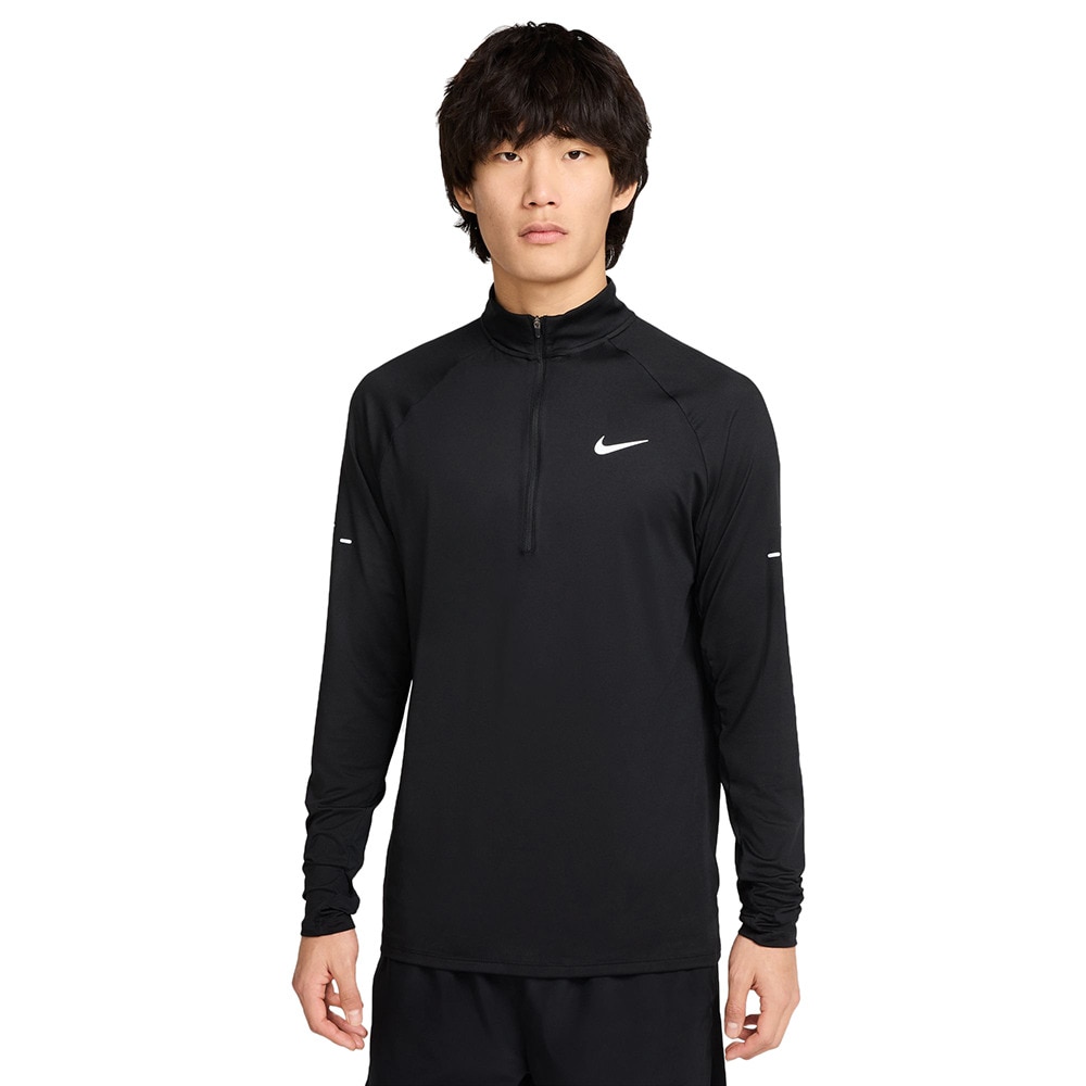 ナイキ（NIKE）（メンズ）ドライフィット ストライド ハーフジップ MIDLAYER 長袖 ランニングトップ HV2181-010