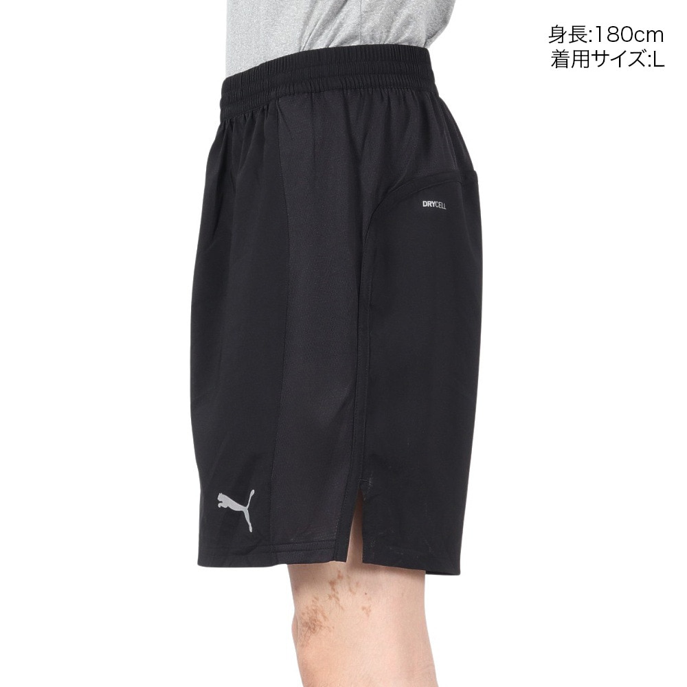 プーマ（PUMA）（メンズ）ランニング テック ラン フェイバリット ヴェロシティ 7 ショーツ インナーブリーフ付き 525449 01 BLK