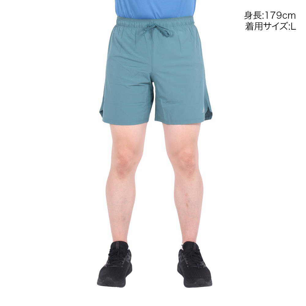 ニューバランス（new balance）（メンズ）RC ショーツ 7インチ シームレスブリーフ付き MS41283NUS