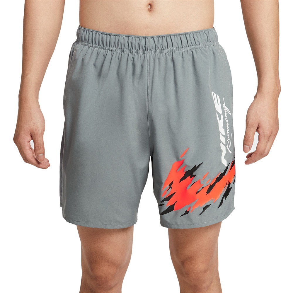 ナイキ（NIKE）（メンズ）チャレンジャー ドライフィット ランニングショートパンツ インナー付き HV2139-084