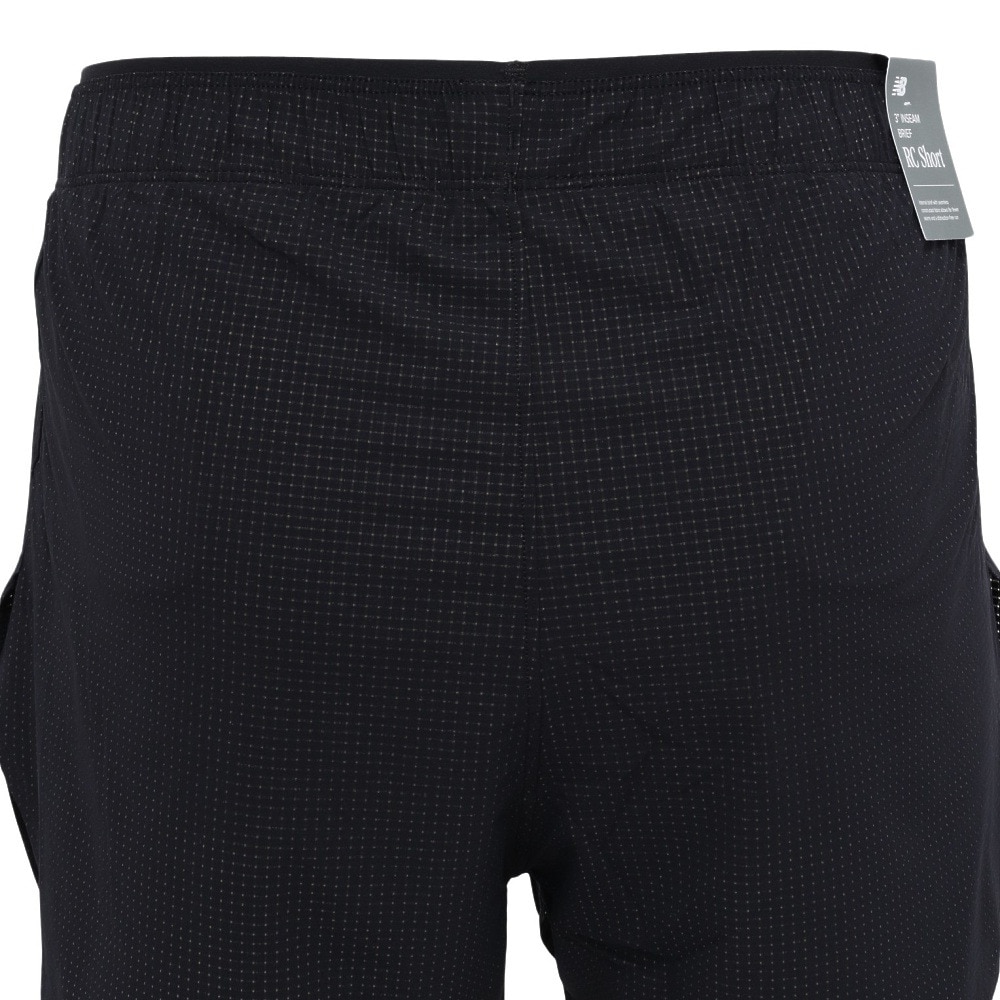 ニューバランス（new balance）（メンズ）RCウルトラライトスプリットショーツ 3インチ インナーブリーフ付きMS51283BK