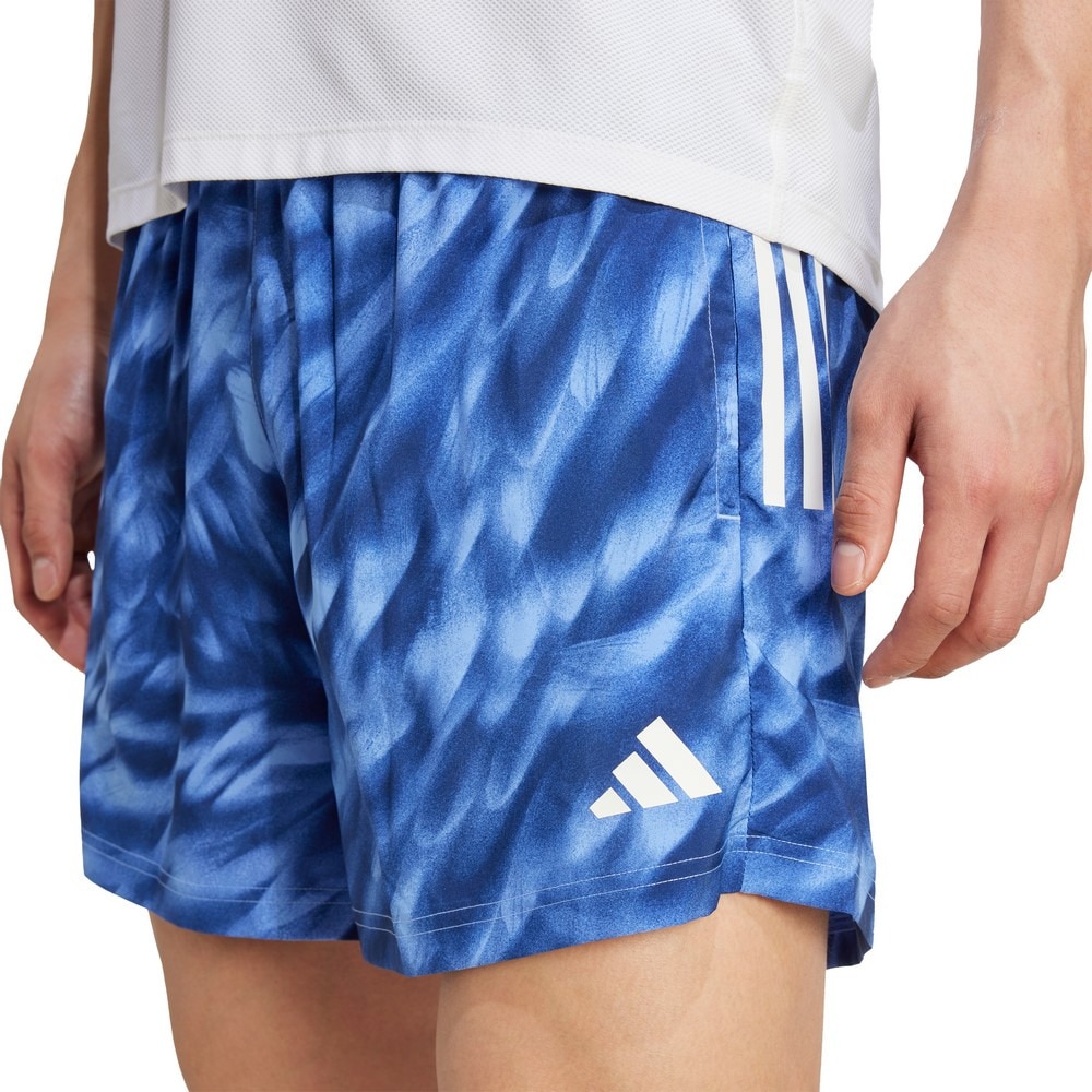 アディダス（adidas）（メンズ）オウン ザ ラン 総柄プリント ショーツ KRI49-JL8707