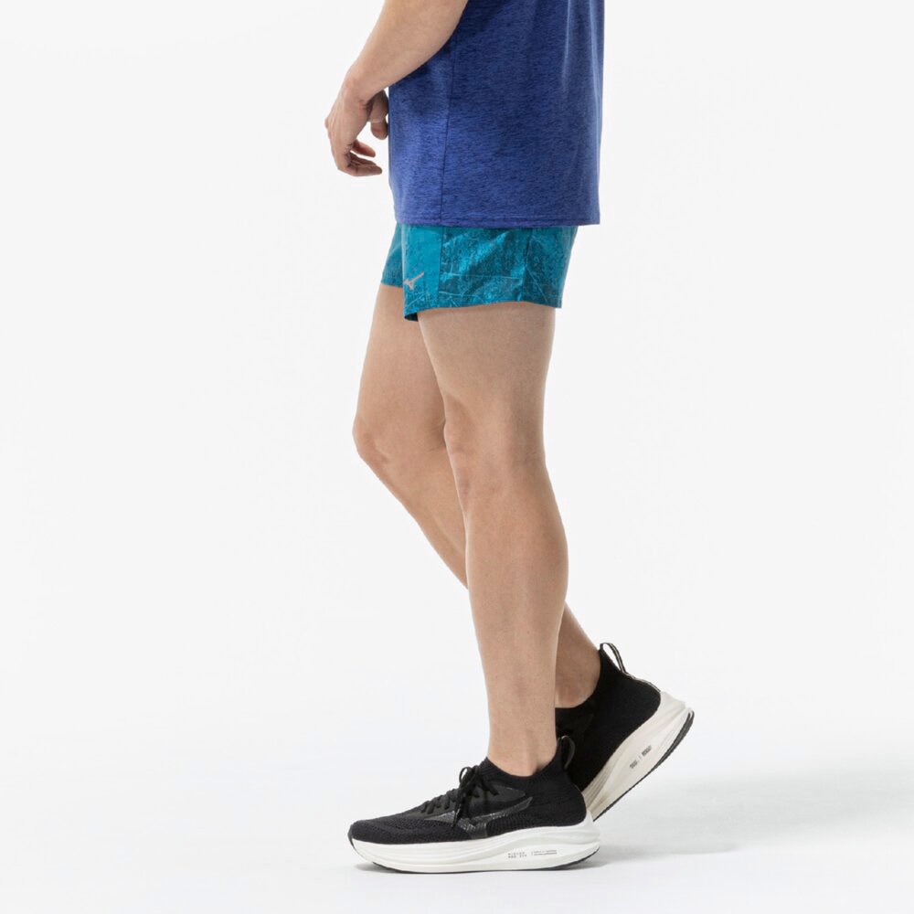 ミズノ（MIZUNO）（メンズ、レディース）ランニング マルチポケットパンツ グラフィック 6インチ J2MBC01436
