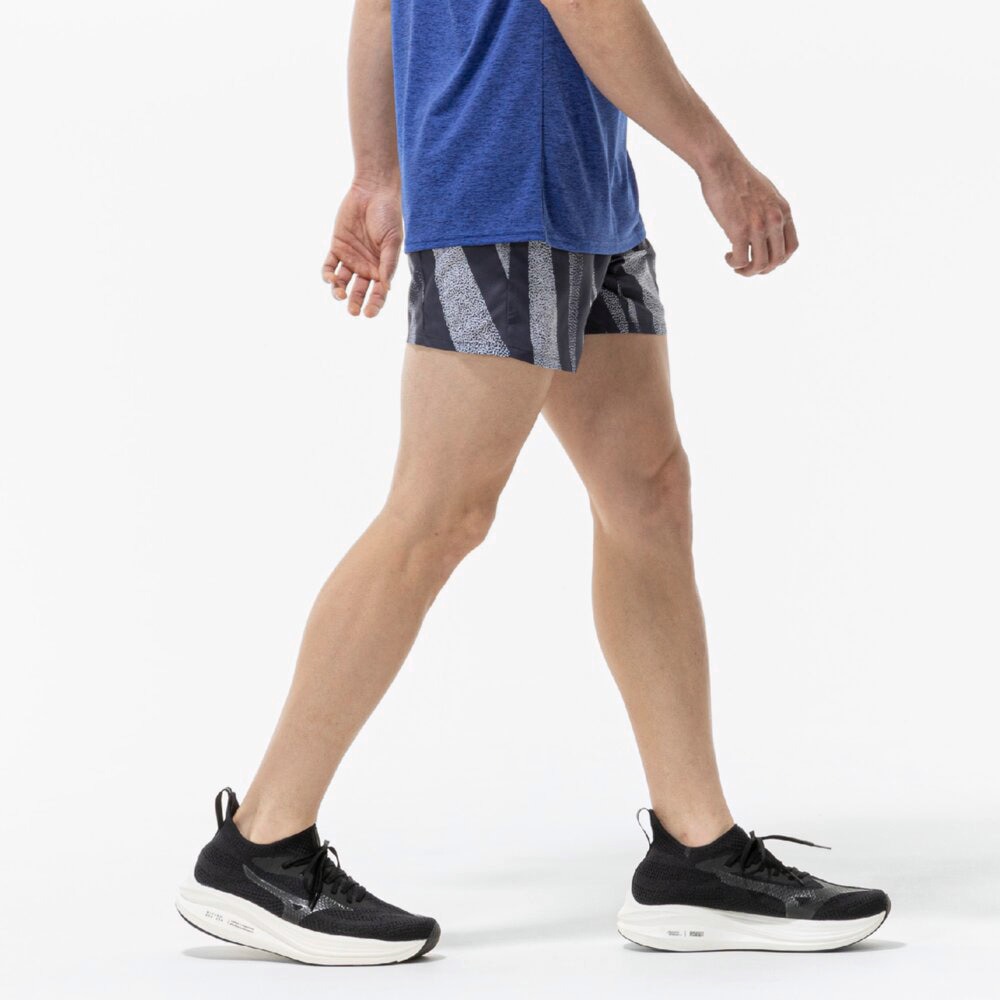 ミズノ（MIZUNO）（メンズ、レディース）ランニング マルチポケットパンツ グラフィック 6インチ J2MBC01491