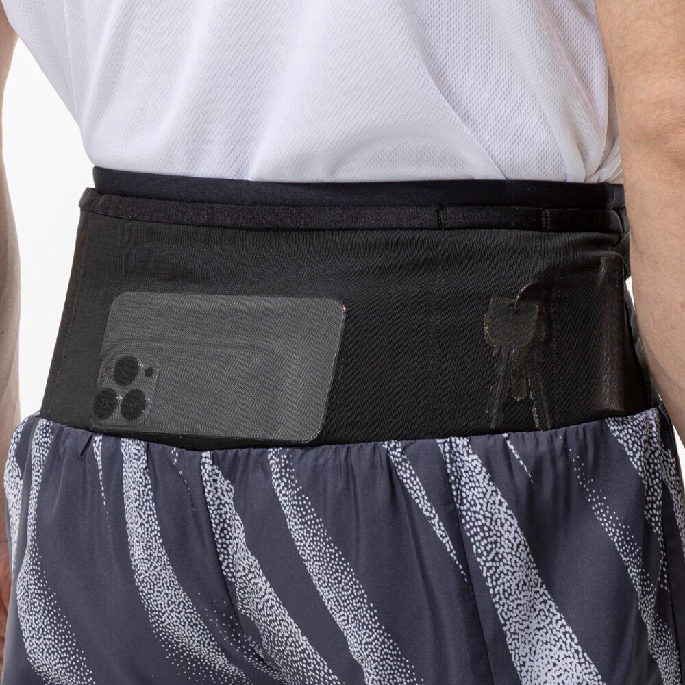 ミズノ（MIZUNO）（メンズ、レディース）ランニング マルチポケットパンツ グラフィック 6インチ J2MBC01491