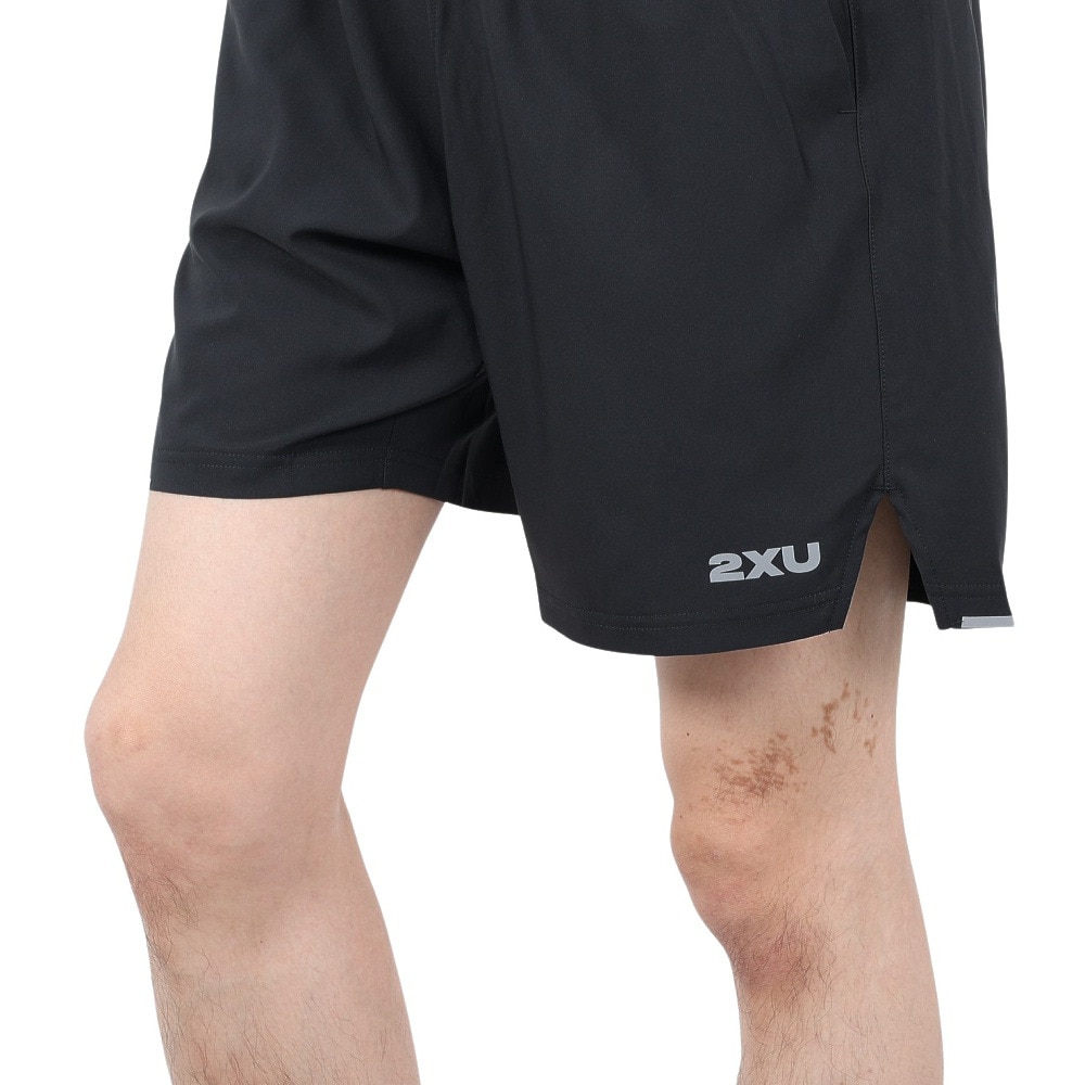 ツー・タイムズ・ユー（2XU）（メンズ）エアロ 7インチ ショートパンツ MR6904B-BLK/SRF