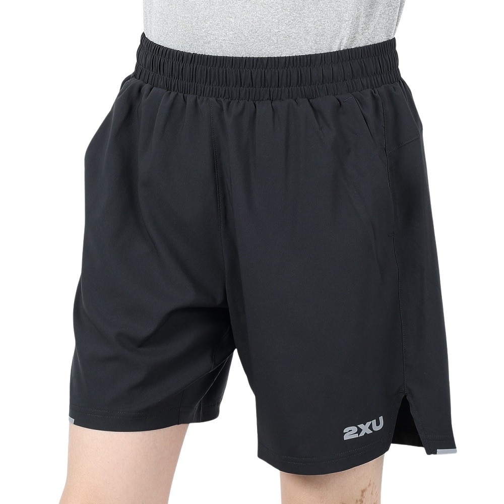 ツー・タイムズ・ユー（2XU）（メンズ）エアロ 7インチ ショートパンツ MR6904B-BLK/SRF