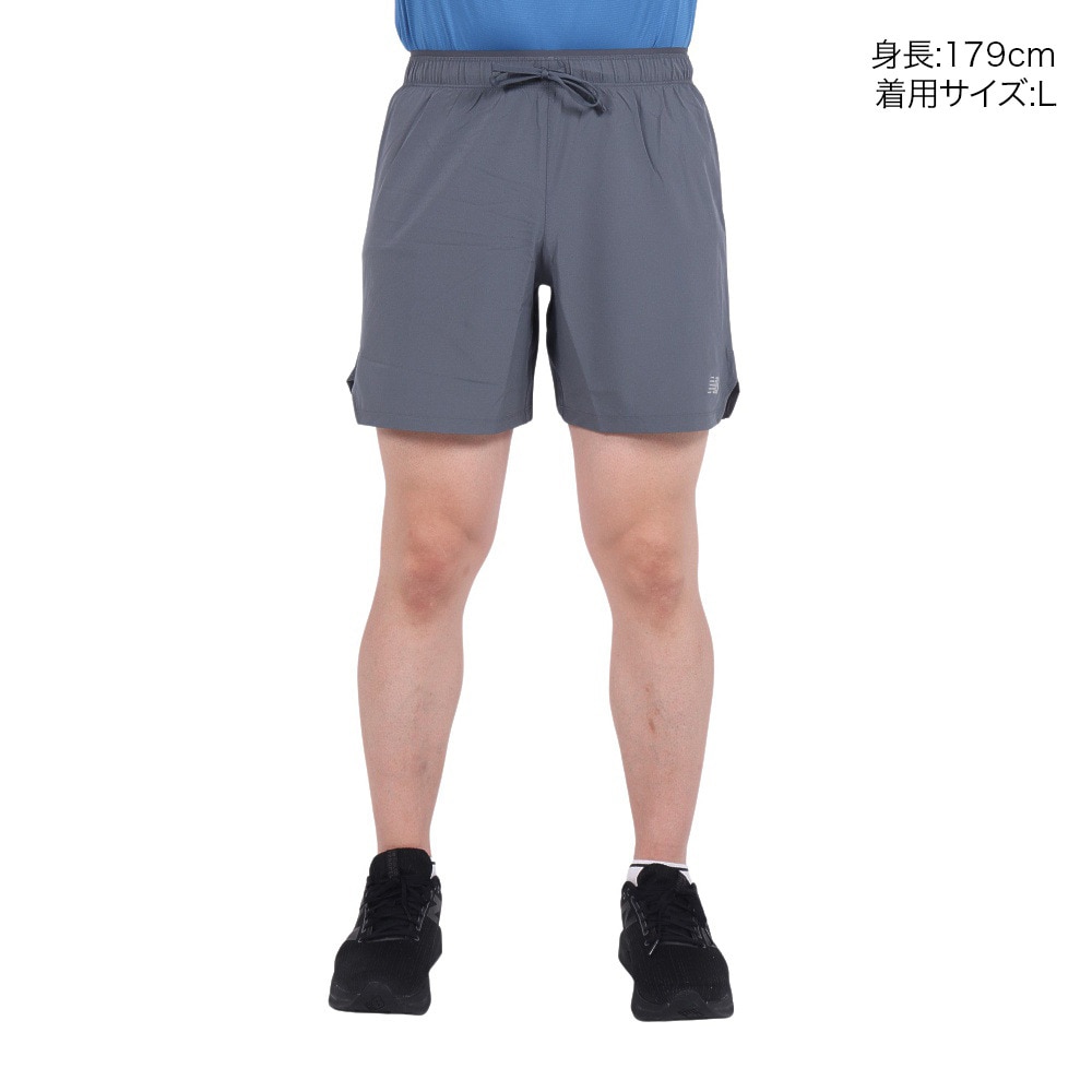 ニューバランス（new balance）（メンズ）RC ショーツ 7インチ シームレスブリーフ付き MS41283GT