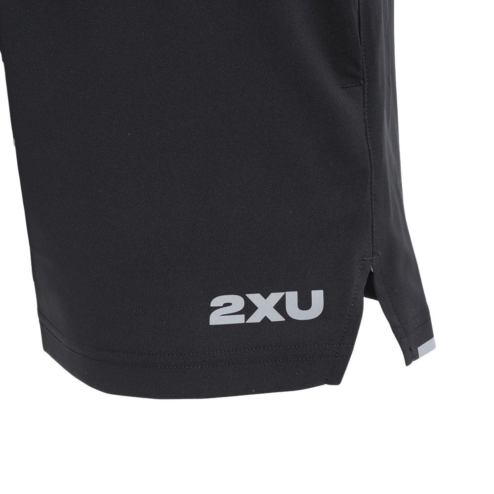 ツー・タイムズ・ユー（2XU）（メンズ）エアロ 5インチ ショートパンツ インナー付き MR6903B-BLK/SRF