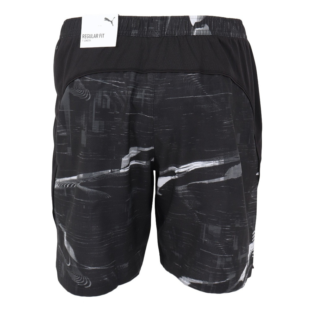 プーマ（PUMA）（メンズ）ランニングパンツ ラン ヴェロシティ AOP 7 インナーブリーフ付き 528223 01 BLK