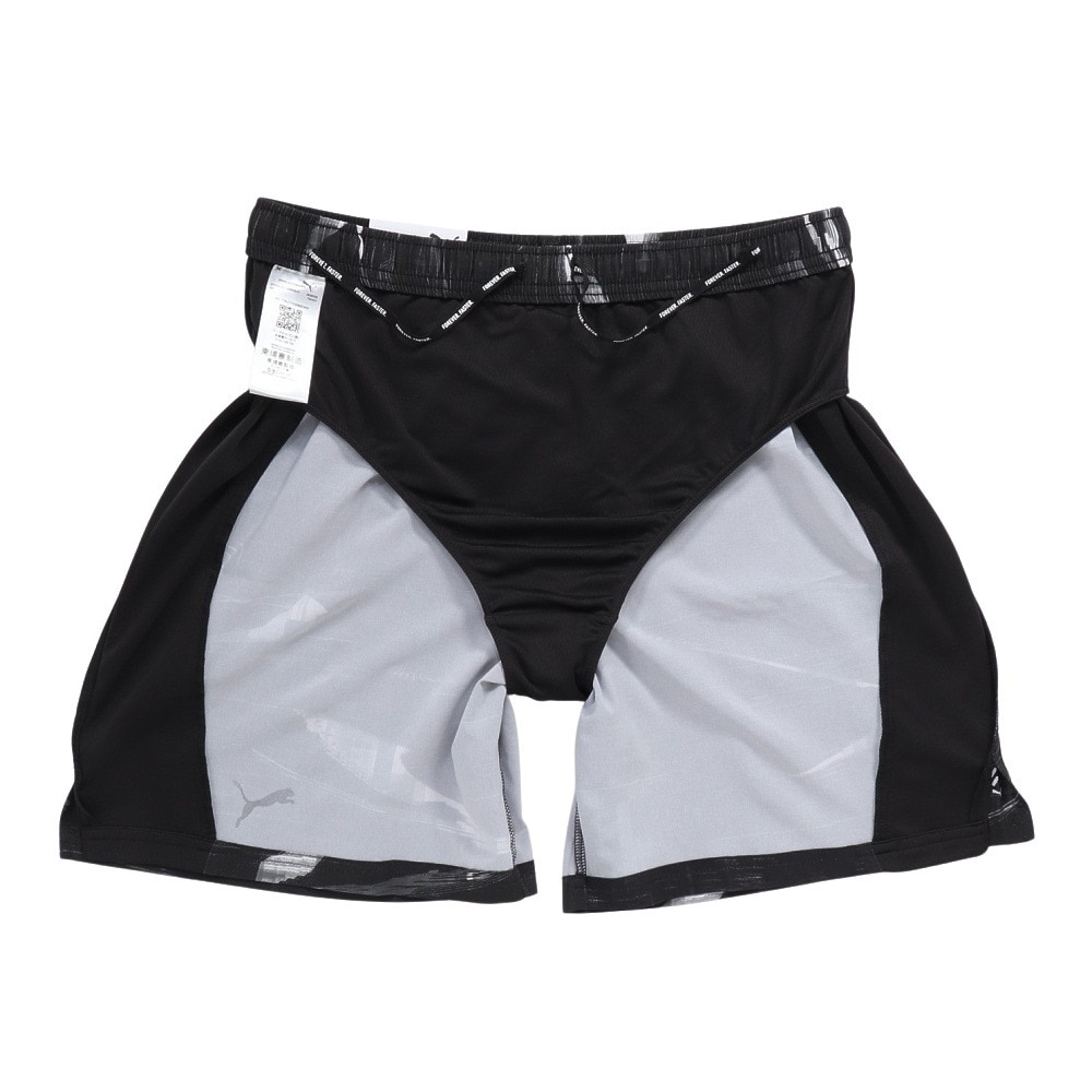 プーマ（PUMA）（メンズ）ランニングパンツ ラン ヴェロシティ AOP 7 インナーブリーフ付き 528223 01 BLK