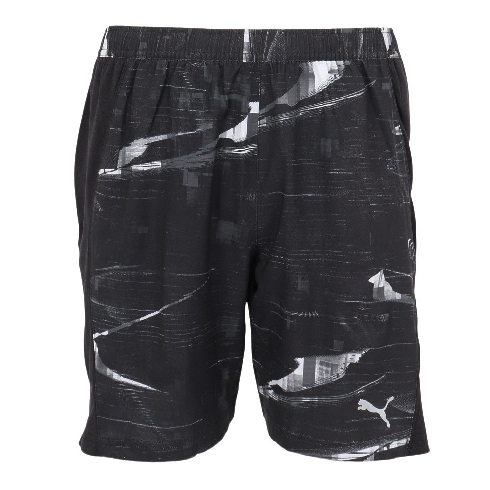 プーマ（PUMA）（メンズ）ランニングパンツ ラン ヴェロシティ AOP 7 インナーブリーフ付き 528223 01 BLK
