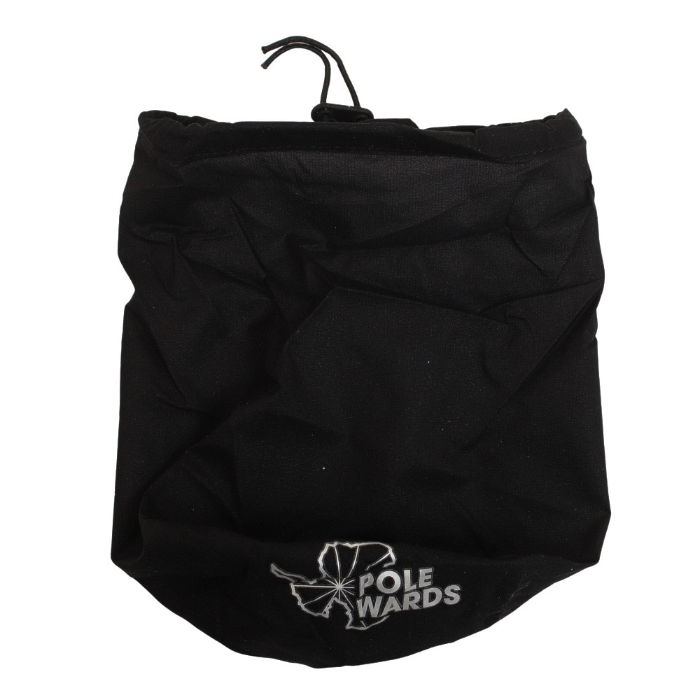 POLEWARDS（メンズ）ウルトラライト レインフーディ フルジップジャケット PW2HJN15 BLK