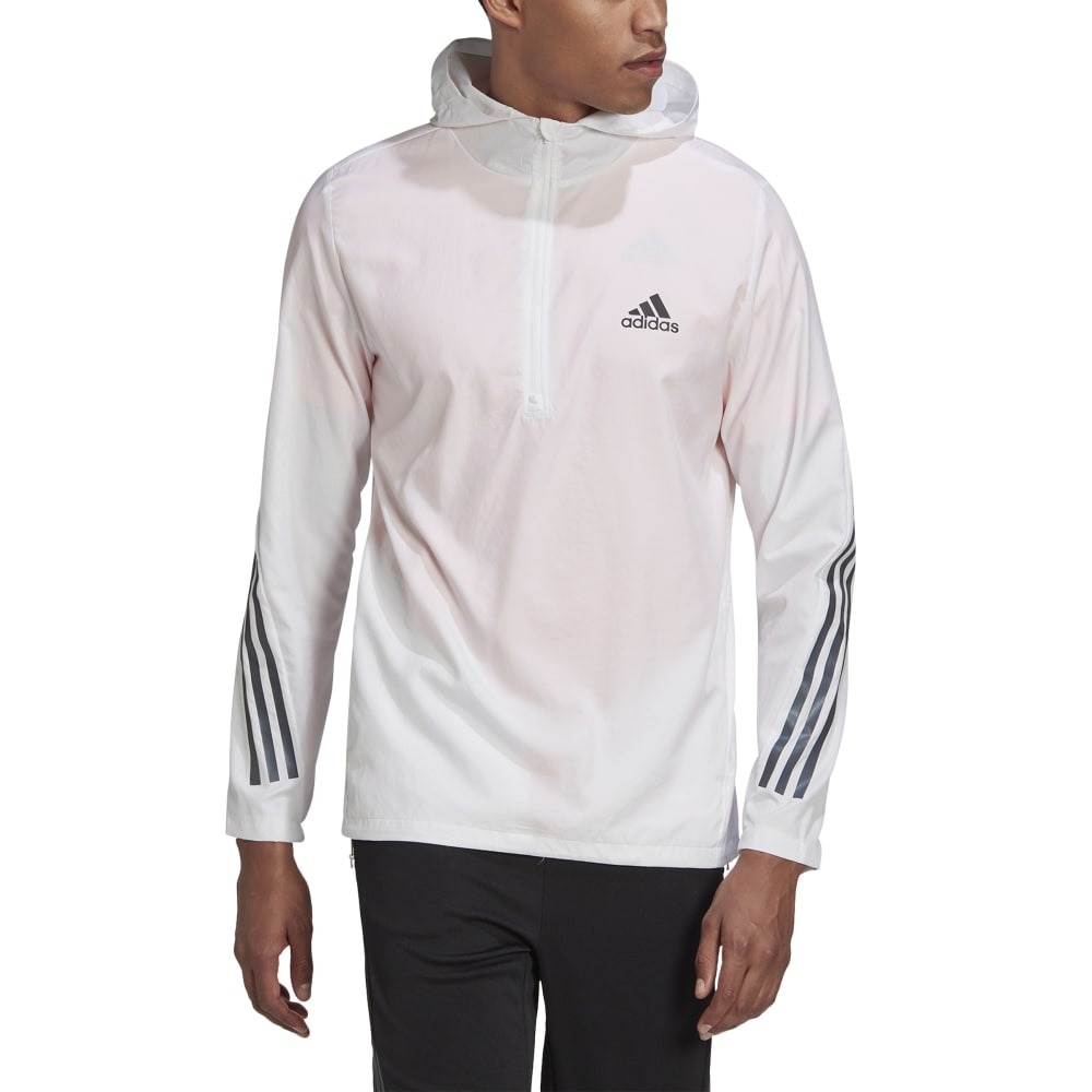 アディダス（adidas）（メンズ） ジャケット メンズ 白 防寒フードコート スリーストライプス TS693-HN2877 