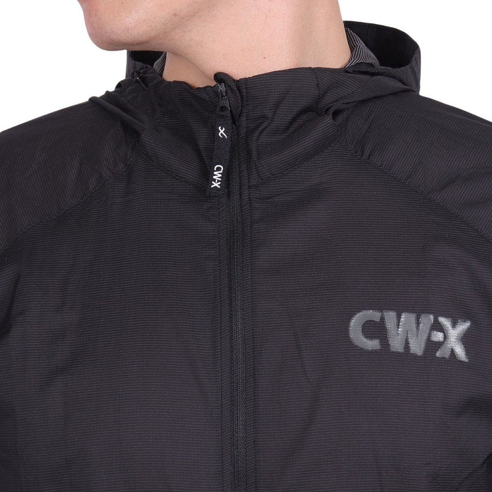 シーダブリュー・エックス（CWX）（メンズ、レディース）フードつき 長袖 ウィンドジャケット DWR319BL