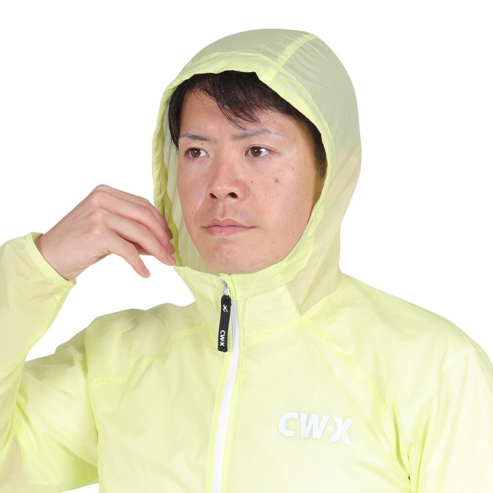シーダブリュー・エックス（CWX）（メンズ、レディース）フードつき 長袖 ウィンドジャケット DWR319YE