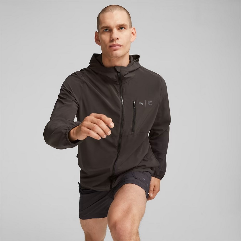 プーマ（PUMA）（メンズ）FIRST MILE 長袖 ウーブンジャケット 524524 01 BLK