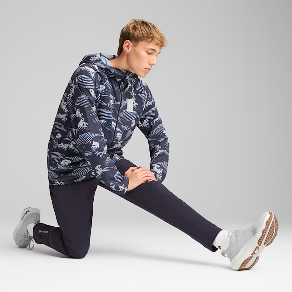 プーマ（PUMA）（メンズ）ランニング SAYSKY ジャケット AOP 527223 16 NVY