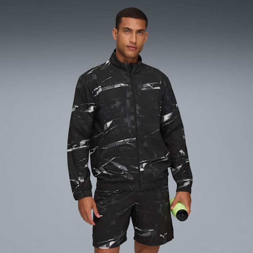 プーマ（PUMA）（メンズ）ランニング ヴェロシティ AOP ジャケット 528234 01 BLK