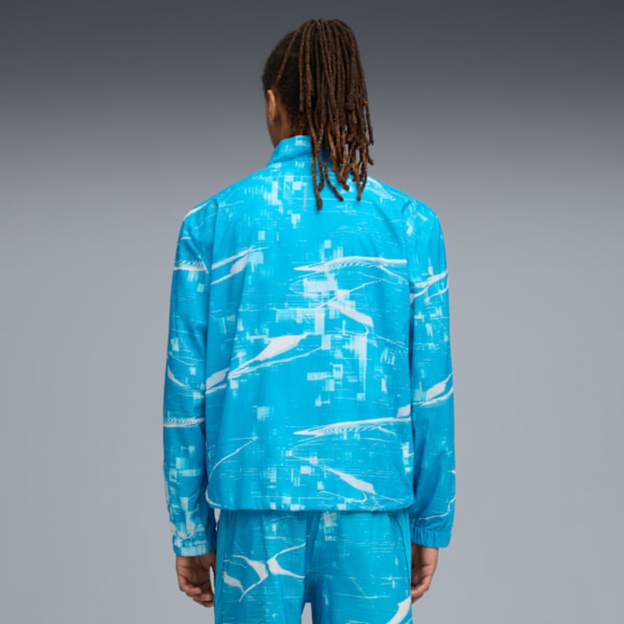 プーマ（PUMA）（メンズ）ランニング ヴェロシティ AOP ジャケット 528234 18 LBLU