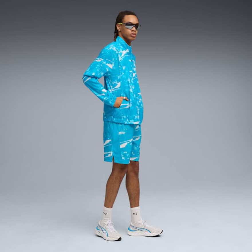 プーマ（PUMA）（メンズ）ランニング ヴェロシティ AOP ジャケット 528234 18 LBLU