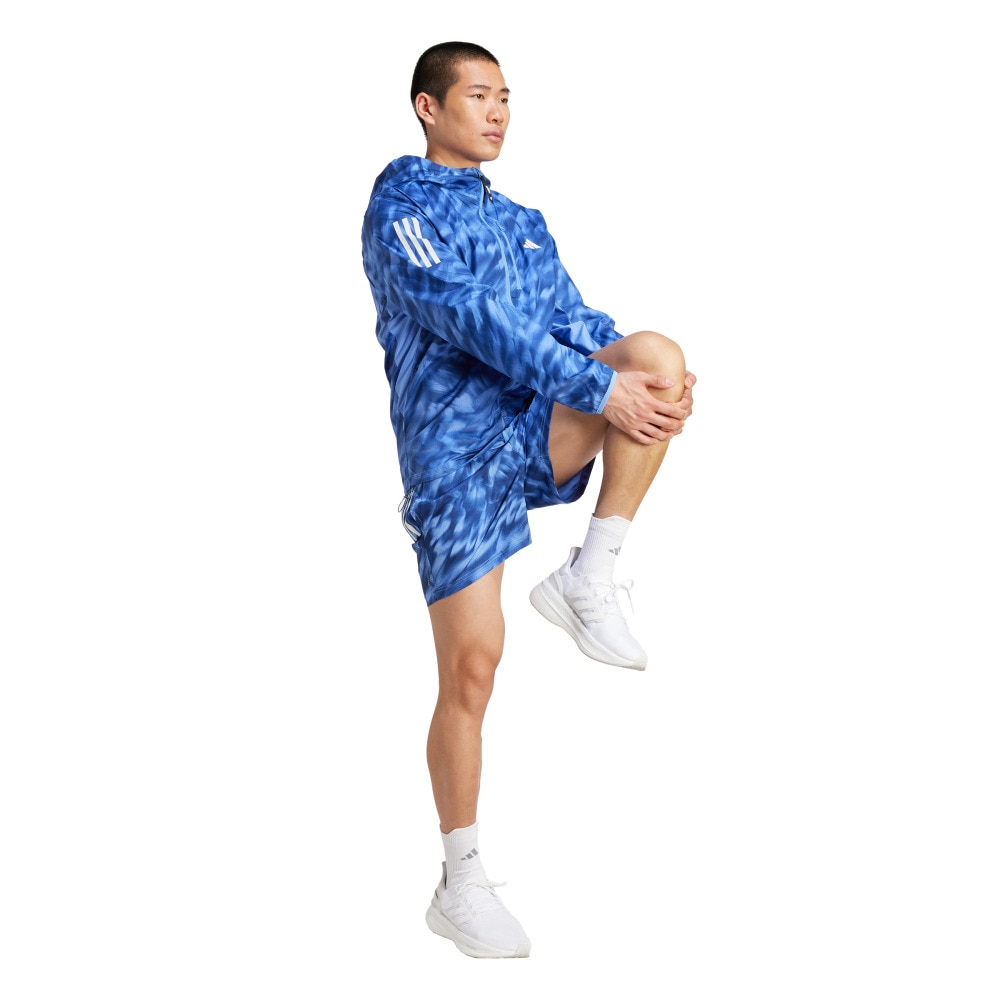 アディダス（adidas）（メンズ）オウン ザ ラン総柄プリントジャケット KQF04-JL8703