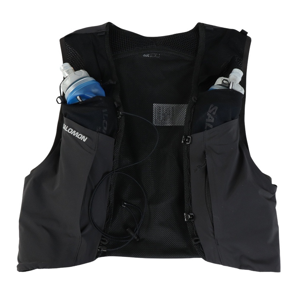 サロモン　ランニングベスト　リュック　センスプロ　5リットル　レディース　S 黒 サロモン ランニングベスト リュック センスプロ 5リットル