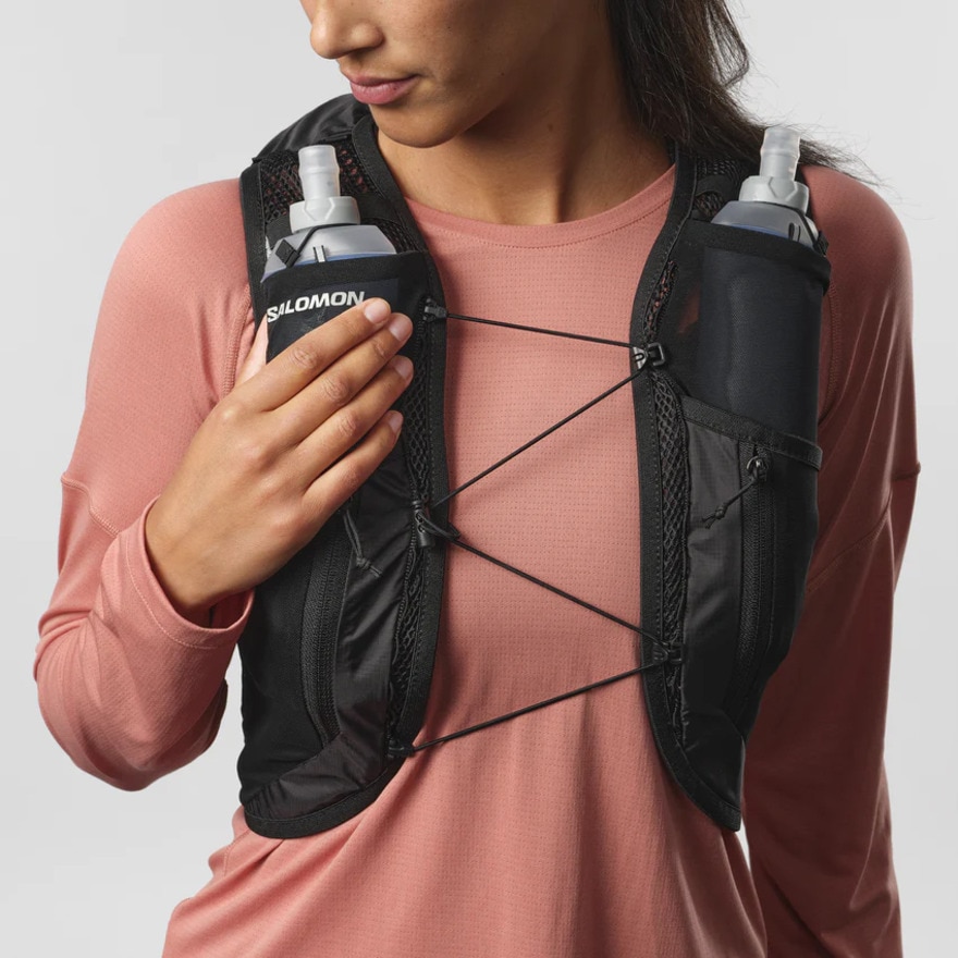 サロモン（SALOMON）（レディース）ACTIVE SKIN 12 ランニングベスト フラスク付 LC2178600