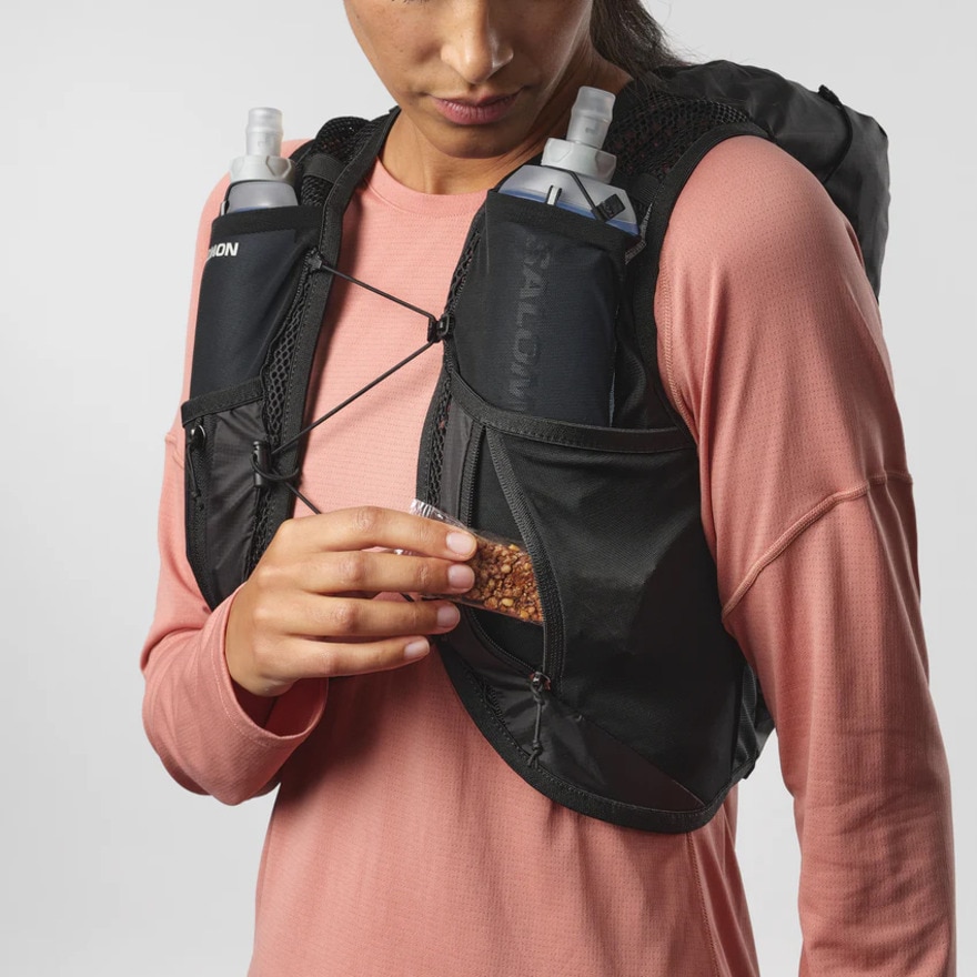 サロモン（SALOMON）（レディース）ACTIVE SKIN 12 ランニングベスト フラスク付 LC2178600