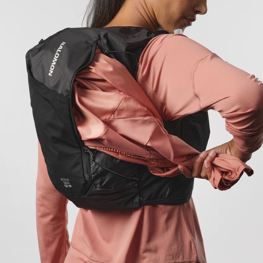 サロモン（SALOMON）（レディース）ACTIVE SKIN 12 ランニングベスト フラスク付 LC2178600