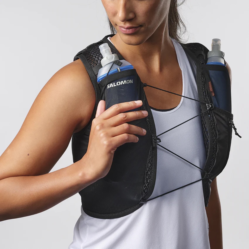 サロモン（SALOMON）（レディース）ACTIVE SKIN 4 ランニングベスト フラスク付き LC2178800