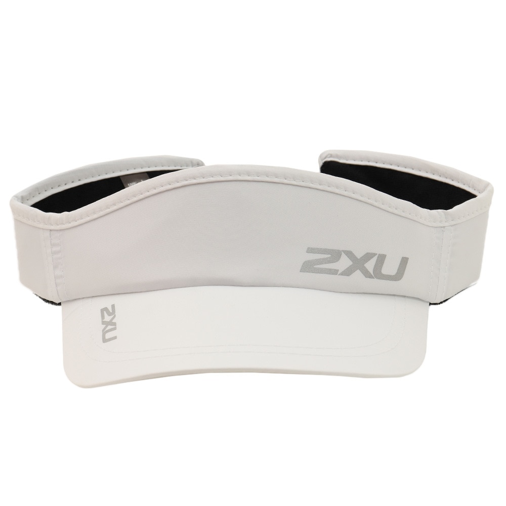 ツー・タイムズ・ユー（2XU）（メンズ）ランニング ラン バイザー UQ5686F-WHT/WHT