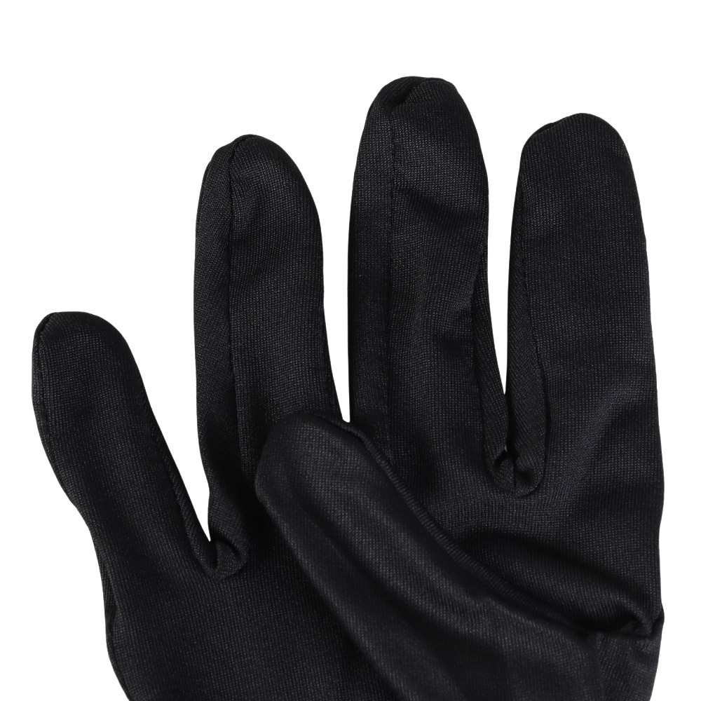 Nike ブラックレザーグローブ ナイキ（NIKE）（メンズ、レディース）ペーサー ライナーグローブ