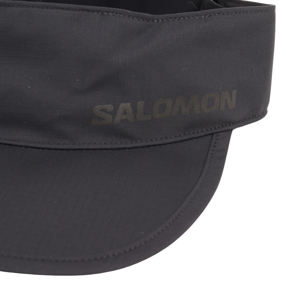 サロモン（SALOMON）（メンズ、レディース）帽子 CROSS バイザー DEEP BLACK LC2021400