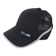 (メンズ、レディース)RUN オールメッシュキャップ BLK 24SGCPKH004BLK