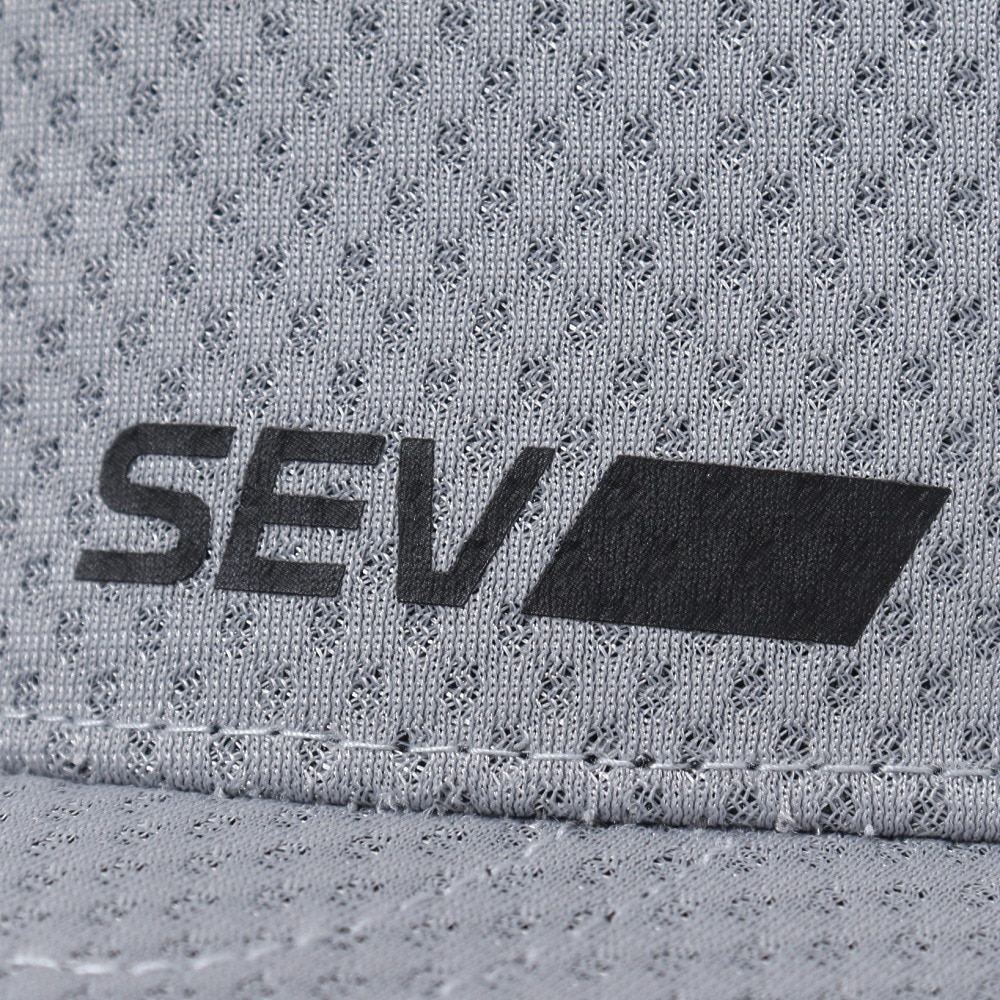 セブ（SEV）（メンズ、レディース）RUN オールメッシュキャップ GRY 24SGCPKH004GRY