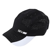 セブ（SEV）（メンズ、レディース）RUN パンチングキャップ BLK 24SGCPKH005BLK