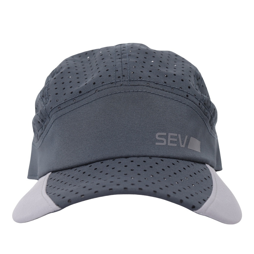 セブ（SEV）（メンズ、レディース）RUN パンチングキャップ GRY 24SGCPKH005GRY