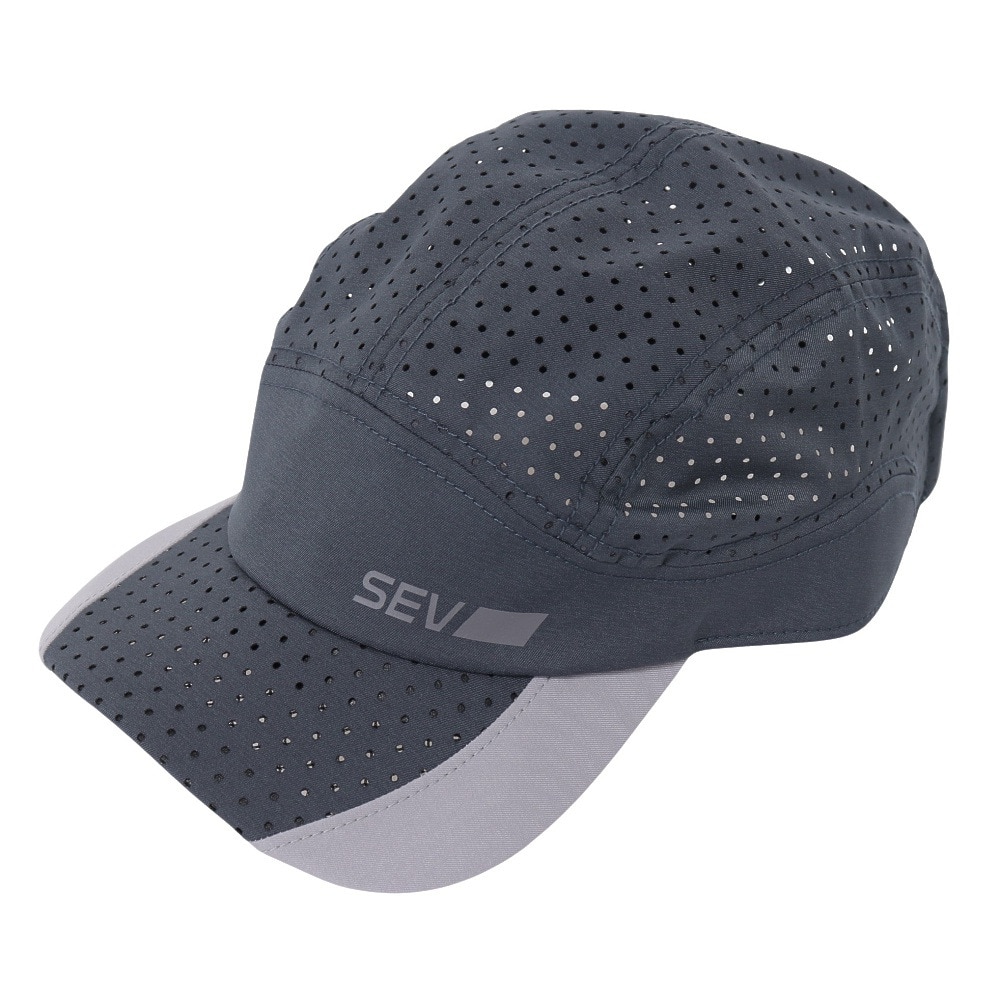 セブ（SEV）（メンズ、レディース）RUN パンチングキャップ GRY 24SGCPKH005GRY