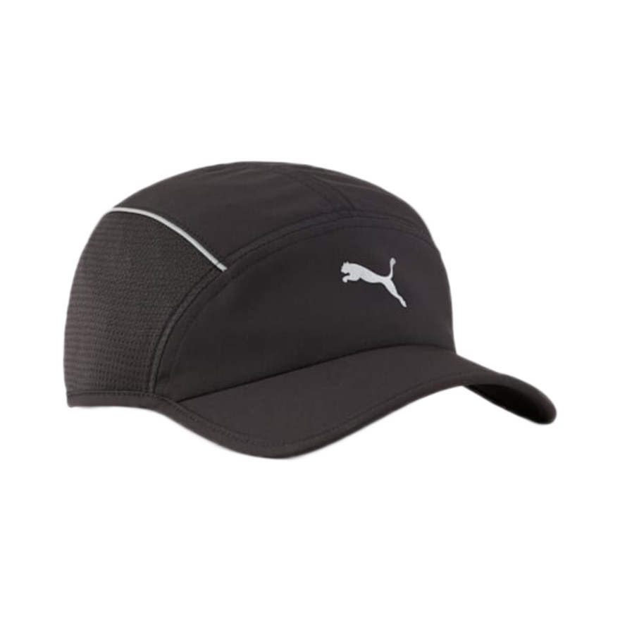 プーマ（PUMA）（メンズ、レディース）ランナー ショート バイザー 5 パネル キャップ 026167 01 BLK