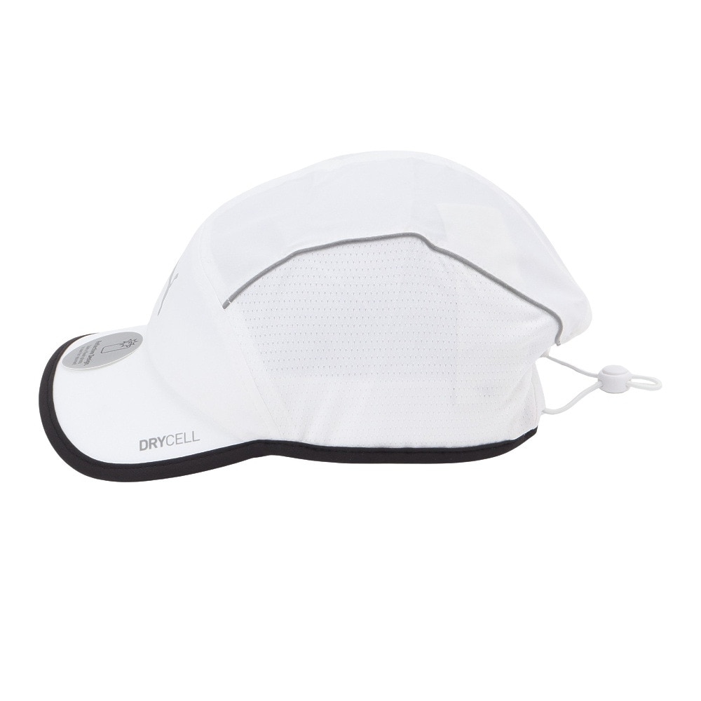 プーマ（PUMA）（メンズ、レディース）ランナー ショート バイザー 5 パネル キャップ 026167 02 WHT