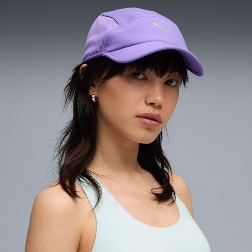 プーマ（PUMA）（メンズ、レディース）ランナー ショート バイザー 5 パネル キャップ 026167 07 LVD