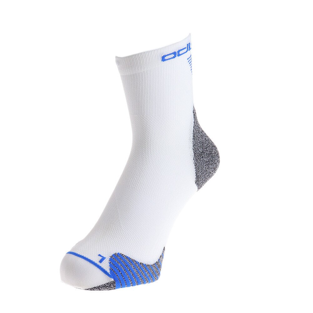  ソックス セラミクール クォーターソックス 763750-10652white-bl