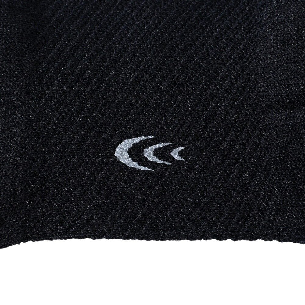 シースリーフィット（C3fit）（メンズ、レディース）靴下 ペーパーファイバー5本指クオーターソックス GC29333 BK