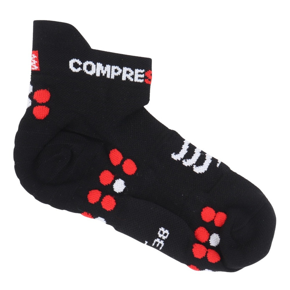 コンプレスポーツ（COMPRESSPORT）（メンズ、レディース、キッズ）プロレーシングソックス V4.0 ランロー XU00047B-BLRE